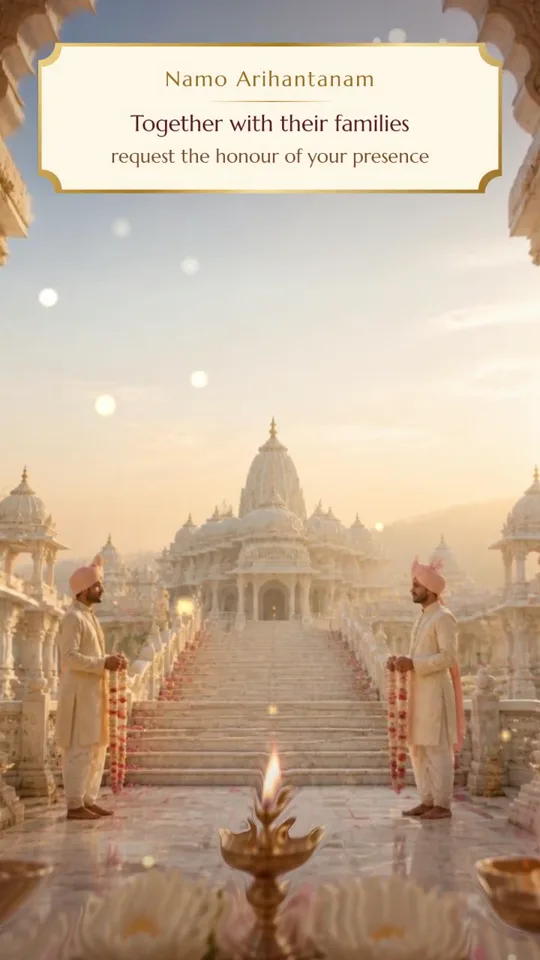 Jain Wedding premium video wedding invitation