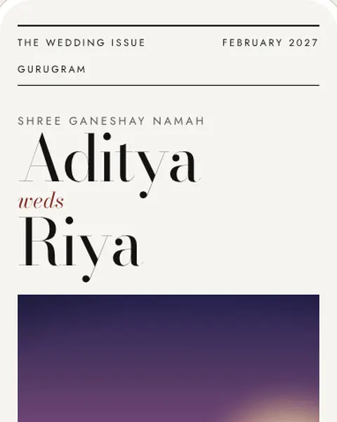 Minimal Editorial template in Ink & Oxblood